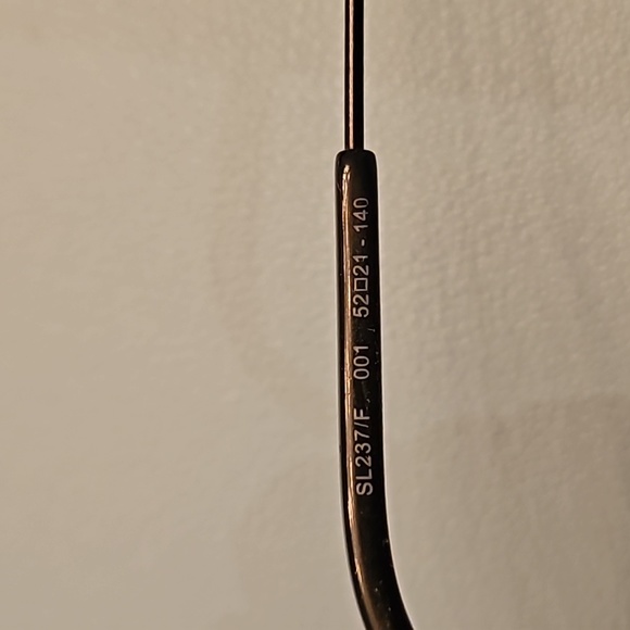 💯Auth - Saint Laurent  prescription glasses SL237/F. Color 001 - Picture 5 of 11